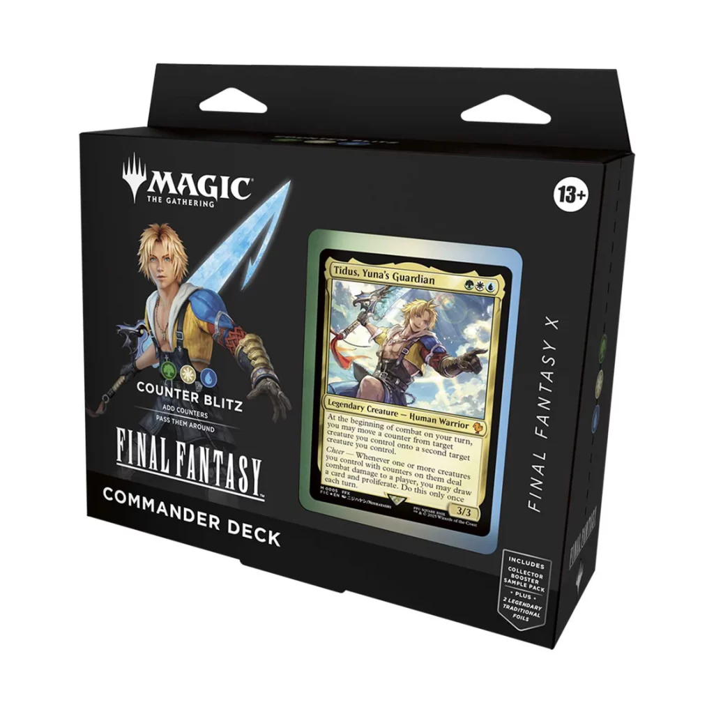 Magic: The Gathering Final Fantasy Counter Blitz Commander Deck featuring Tidus, Yuna’s Guardian
