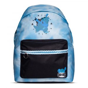Official Pokémon Squirtle Evolutions blue and black sport backpack front view