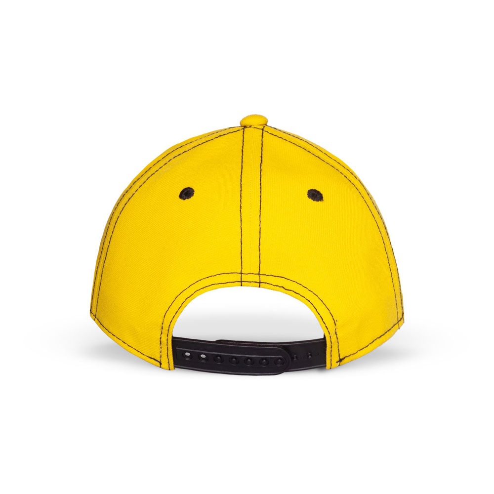Back view of Pokémon Umbreon snapback cap with adjustable strap