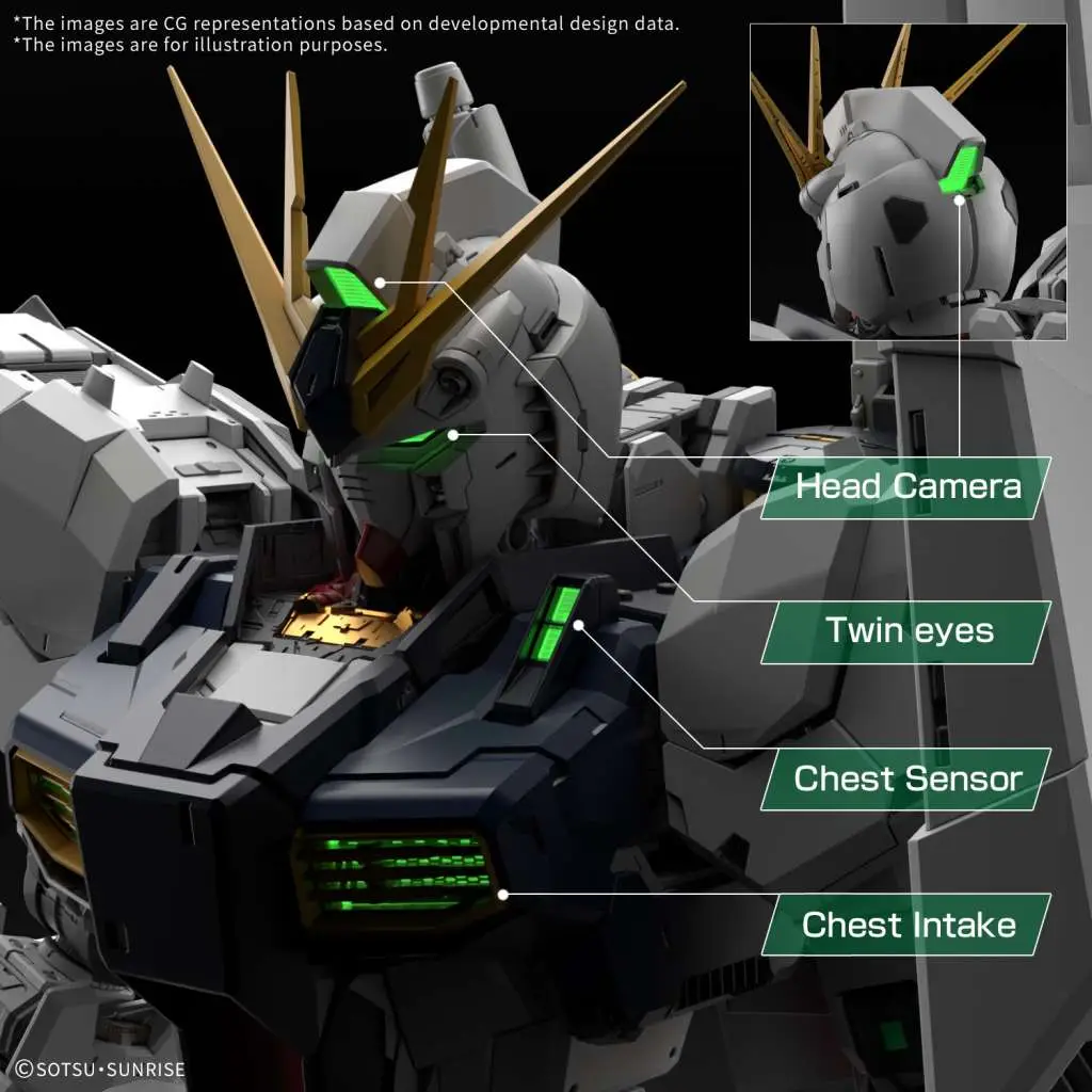 PG Gundam Nu Unleashed LED Unit - Image 3