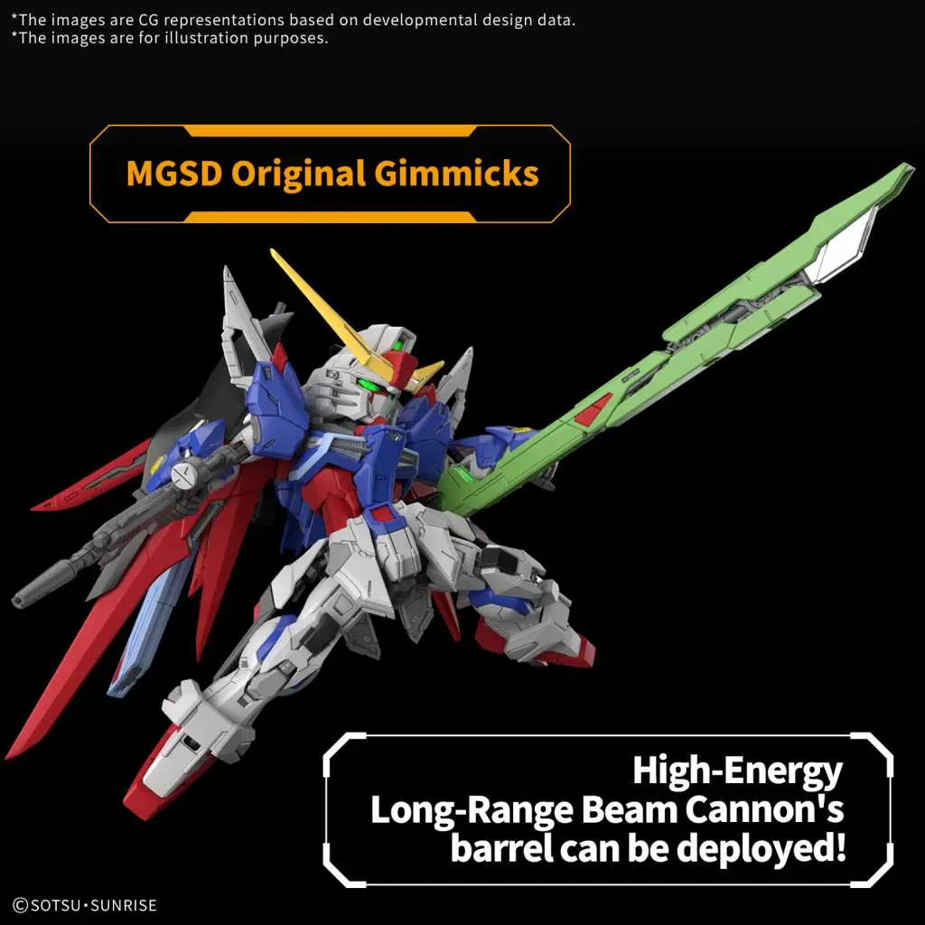 MGSD Gundam Destiny Model Kit - Image 5