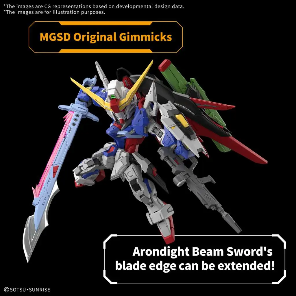 MGSD Gundam Destiny Model Kit - Image 4