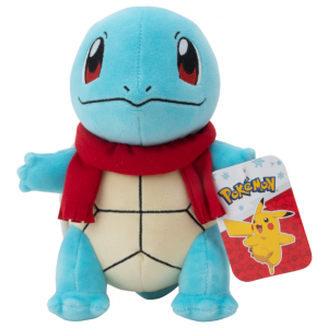 Pokémon Seasonal Squirtle 8-Inch Plush with Red Scarf
