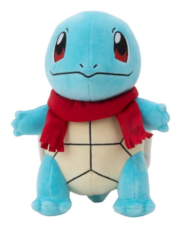 Pokémon Seasonal Squirtle 8-Inch Plush with Red Scarf - Image 6