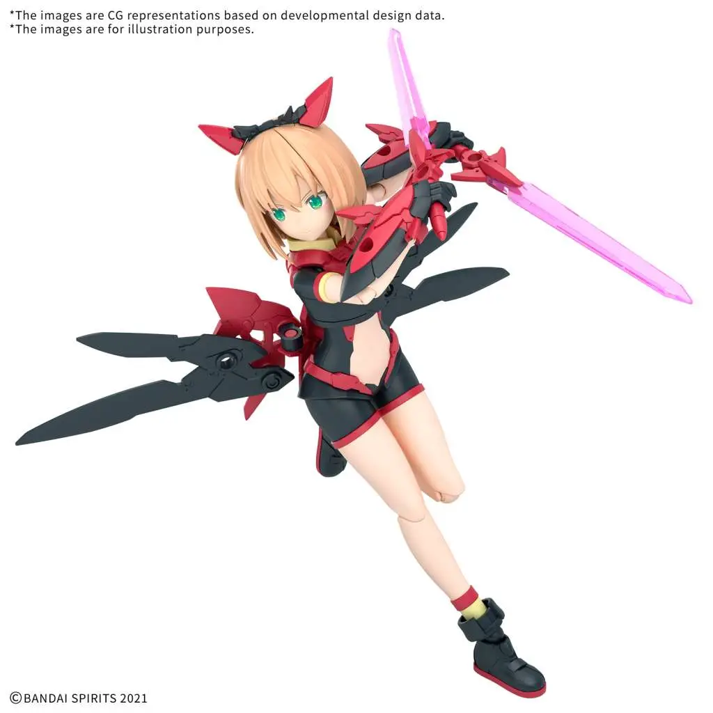 Bandai 30MS Tiasha (Dahlia Wear) Color B Model Kit - Image 3