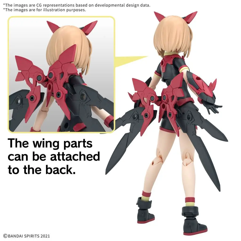 Bandai 30MS Tiasha (Dahlia Wear) Color B Model Kit - Image 2