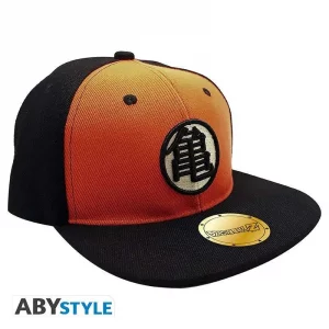 Dragon Ball Z Kame Snapback Cap – Black & Orange