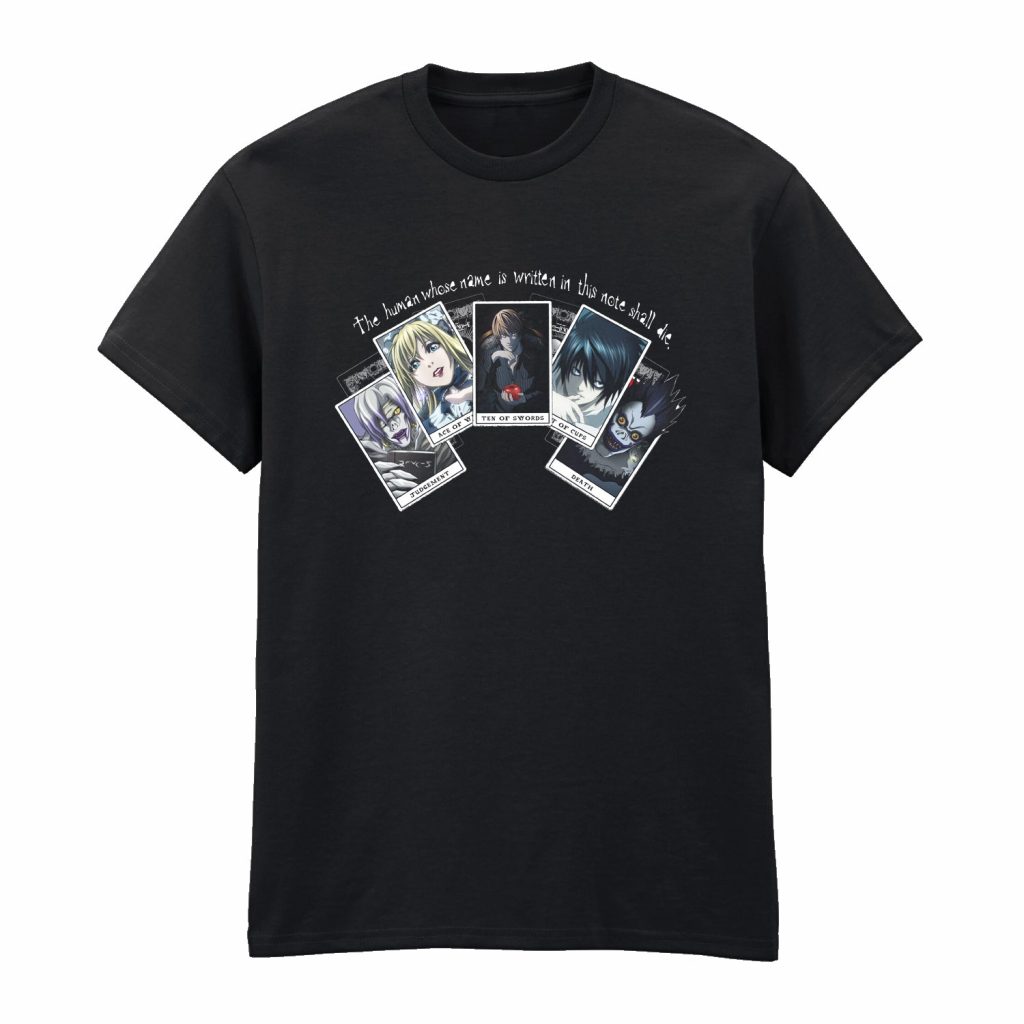 Death Note Playing Cards Black Unisex T-Shirt