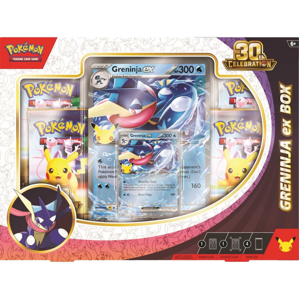 Pokémon TCG: 30th Celebration Greninja ex Box