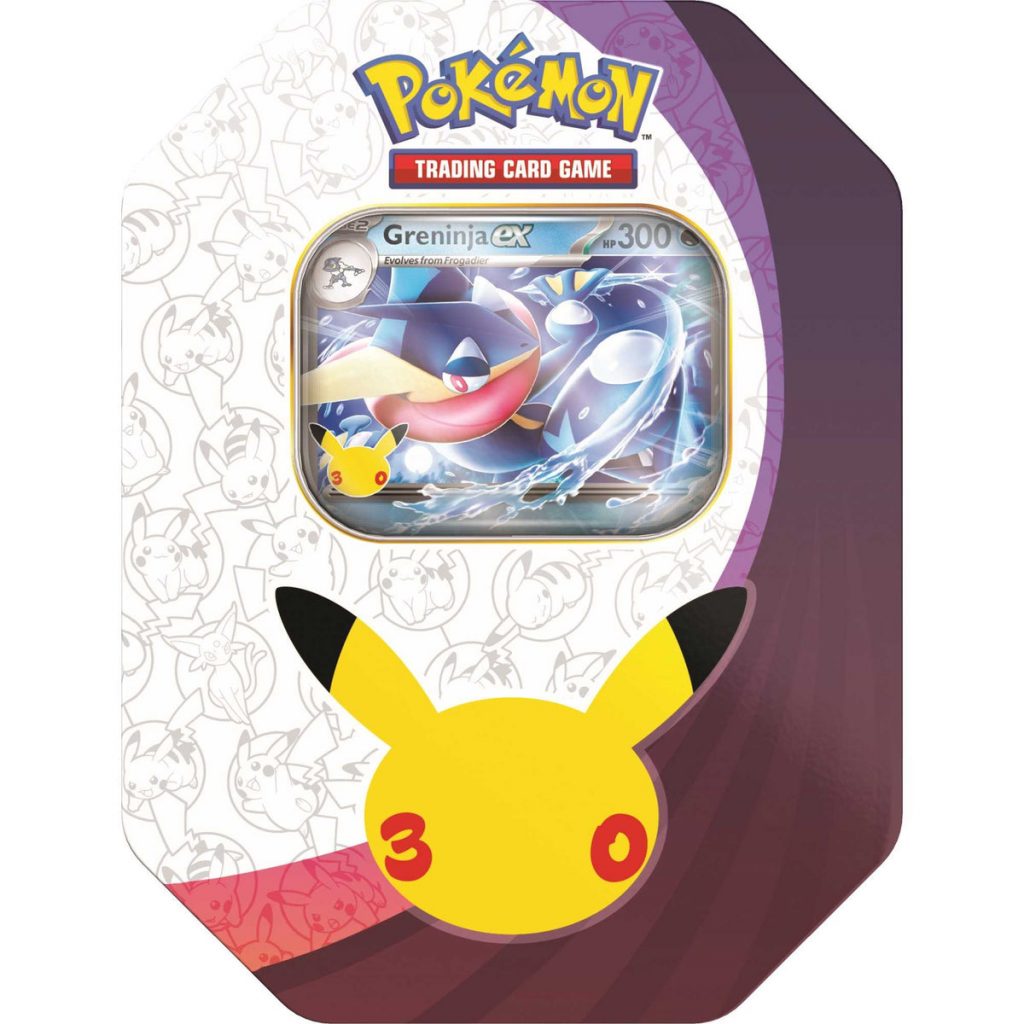 Pokémon TCG: 30th Celebration Greninja ex Tin
