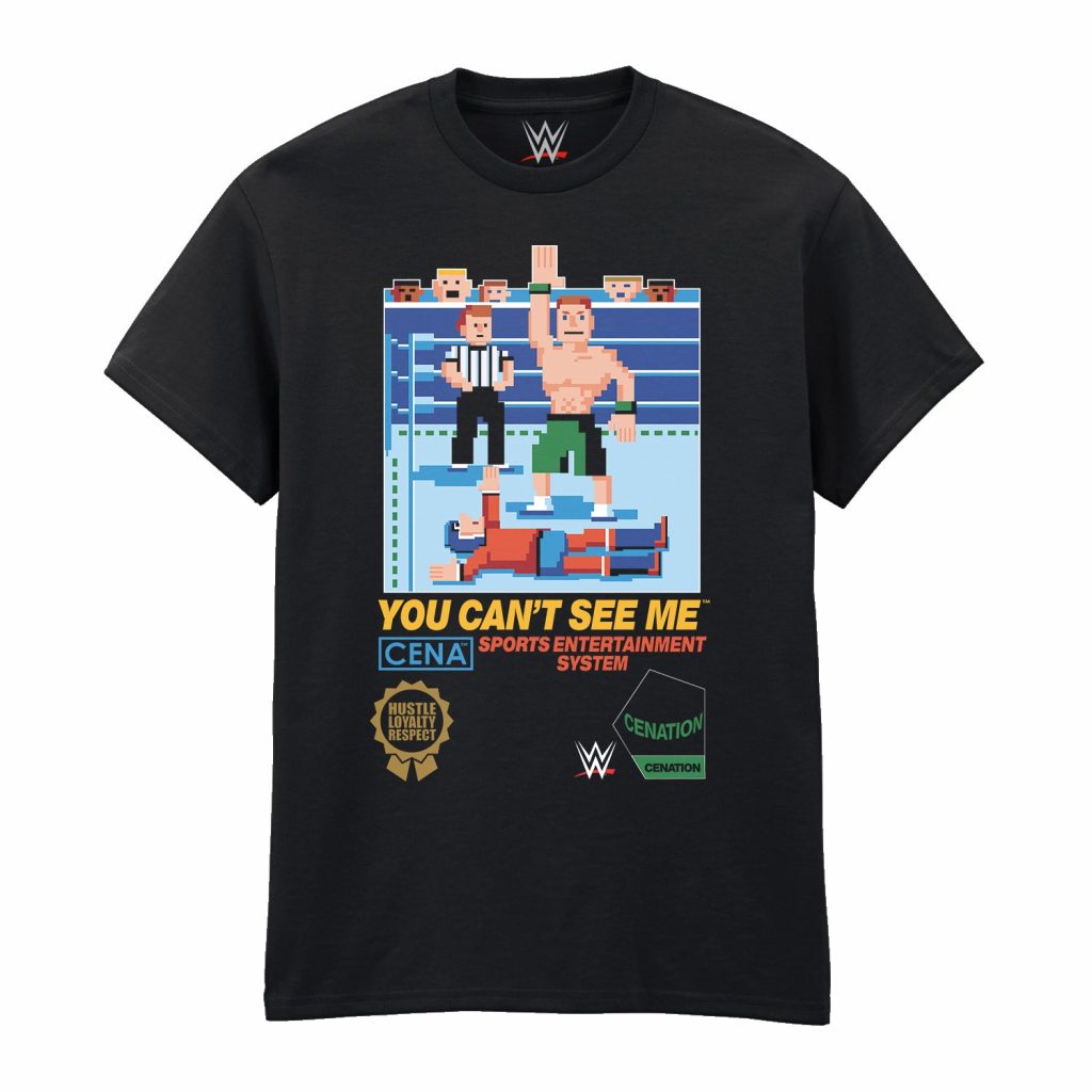 John Cena Can't See Me Pixel T-Shirt