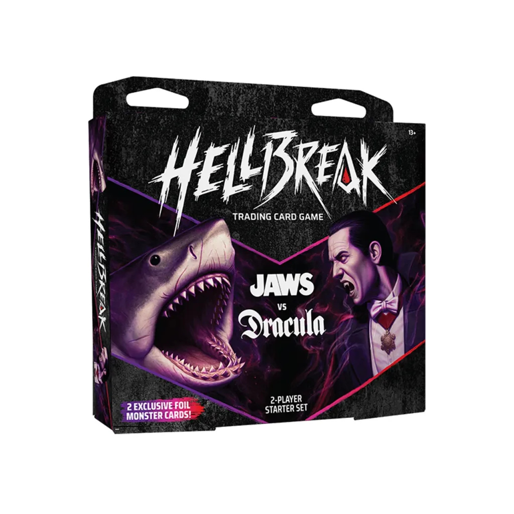 Hellbreak TCG: Dawn of Terror 2-Player Starter Set – Jaws vs Dracula