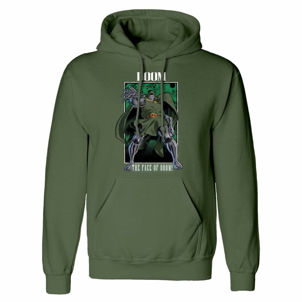 Marvel Doctor Doom Face of Doom Hoodie