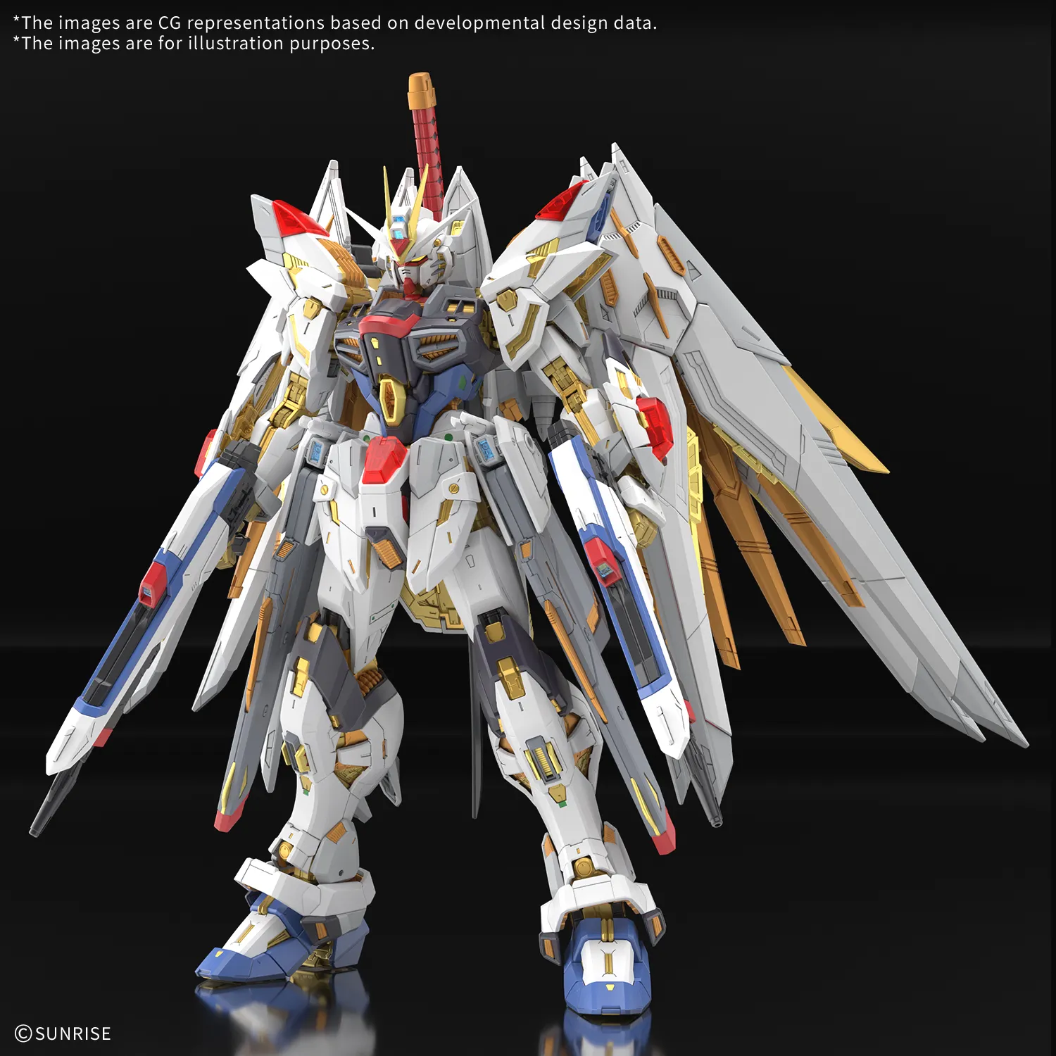 MGEX Mighty Strike Freedom Gundam 1/100 Model Kit - Image 2
