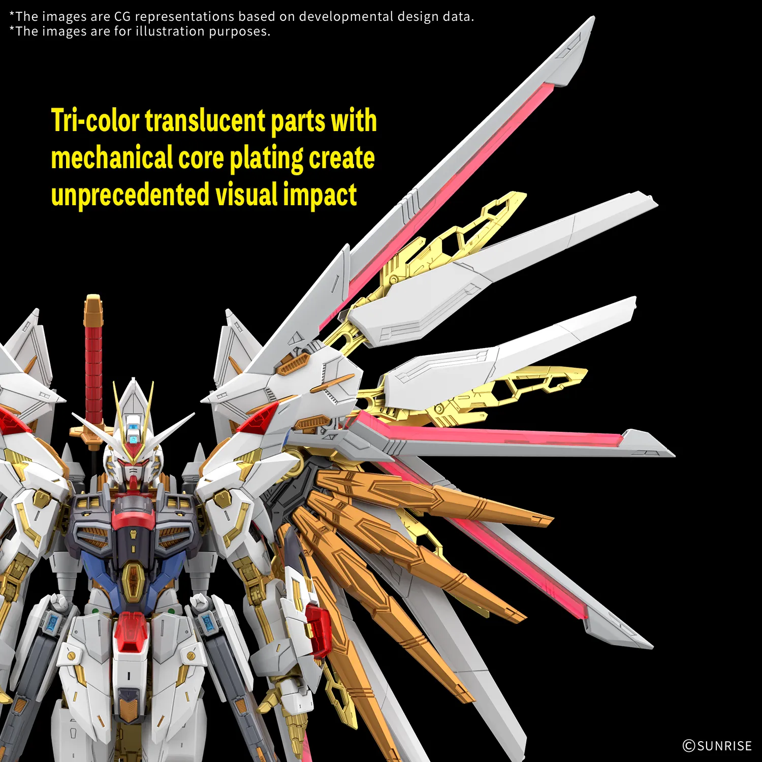 MGEX Mighty Strike Freedom Gundam 1/100 Model Kit - Image 7